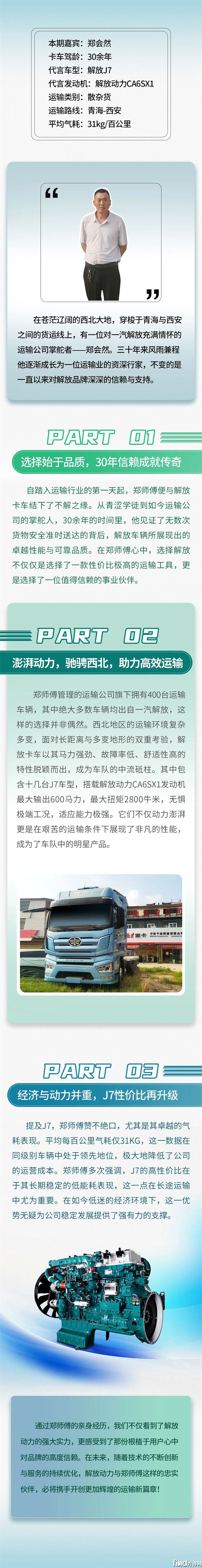 知芯荟丨三十载信赖同行，CA6SX1领航西北运输征程